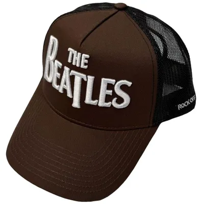 Produktbild von The Beatles - Trucker Cap für Herren/Damen Uni, Netzrücken RO16242 (Einheitsgröße) (Braun/Schwarz)