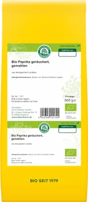 Produktbild von Paprika geräuchert gemahlen 500g - Einzelgewürz von Lebensbaum