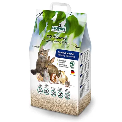 Produktbild von 20 Liter Cosypet Haustierstreu Cat`s Öko best 10 kg Kleintierstreu Katzenstreu