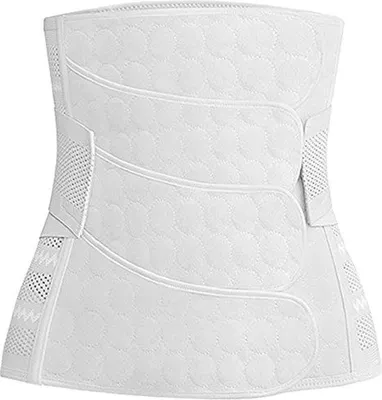 Produktbild von Famanu Bauchband Postpartum - 4 Segmente - Weiß - XL