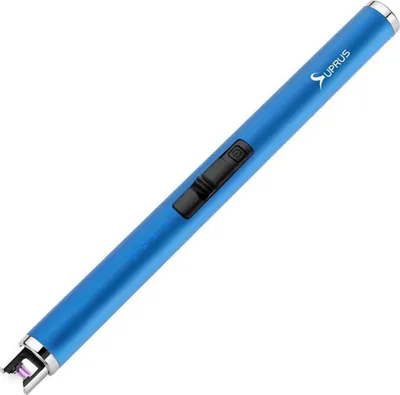 Immagine prodotto di SUPRUS Accendino ad arco USB ricaricabile al plasma blu