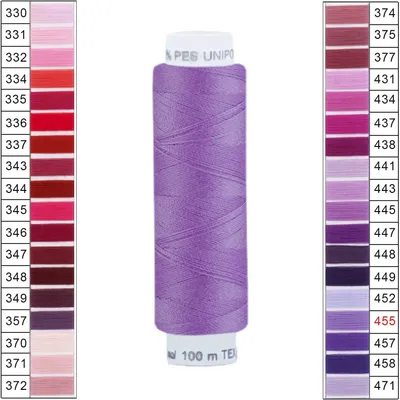 100m / 1 Spule Unipoly 120 TEX14x2 Polyester lila