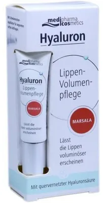 Zdjęcie produktu dla Medipharma Cosmetics Hyaluron Lip Volume Care marsala, krem 7 ml