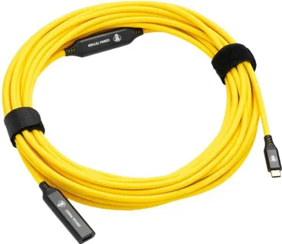 Obrázek produktu pro Cobra Tether USB-C prodlužovací kabel 10 m žlutý  Žlutý Jedna velikost