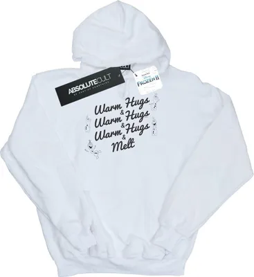 Produktbild von Disney - "Frozen 2 Warm Hugs And Melt" Kapuzenpullover für Herren BI10974 (L) (Weiß)