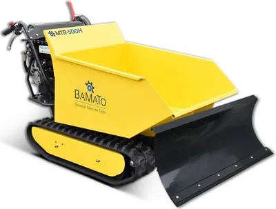 Produktbild von BAMATO Mini Raupendumper MTR-500H mit Kipphydraulik und Schneeschild
