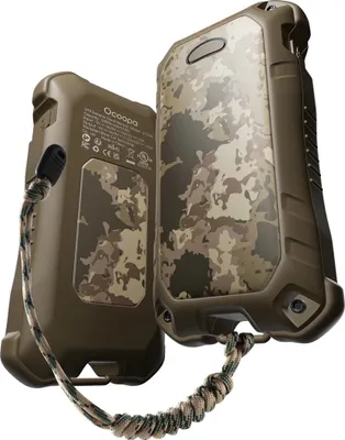 Produktbild von Ocoopa UT4 Extreme - Handwärmer mit 10.000 mAh inkl. Powerbank Funktion und Taschenlampe, Farbe:camouflage