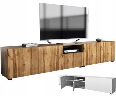 Zdjęcie produktu dla szafka rtv pod telewizor 250 250cm dąb wotan stojąca wisząca