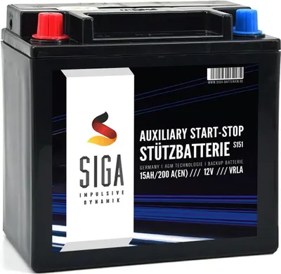 Produktbild von SIGA Backup AGM Stützbatterie 15Ah 12V