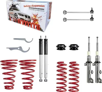 Produktbild von Shockhouse Redline Mercedes C-Klasse W203 CL203 W209 Sport Fahrwerk Gutachten