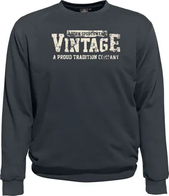 Produktbild von Übergrößen Sweatshirt AHORN SPORTSWEAR Vintage beige Iron Grey 9XL