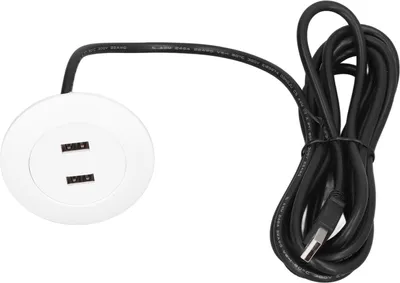Image de Sofa USB -Ladebuchse Flush Mount Installation Dual -Ports f��r Home Usewhite