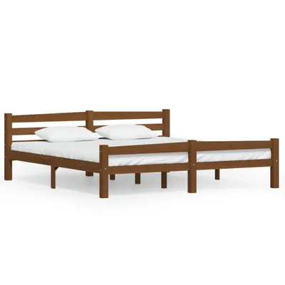 Immagine prodotto di vidaXL Letto in legno massiccio di pino marrone miele 180x200 cm