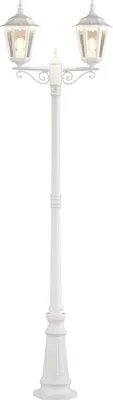 Produktbild von Konstsmide Firenze Standleuchte weiß lackiertes Aluminium, klares Glas 7234-250