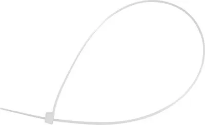 Produktbild von ViVanco™CT 4.8/300 W, Abreißbarer Kabelbinder, Nylon, Weiß, 300 mm, 4,8 mm, 400 mm