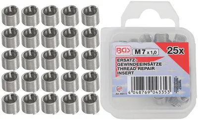 Obrázok produktu pre BGS technic Replacement Thread Inserts, 34 g