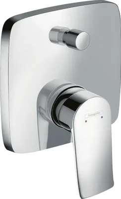 Obrázek produktu pro Hansgrohe Metris vanová baterie podomítková montážní sada hranatá chrom, 1 ks.