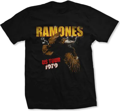 Produktbild von Ramones - Tour 1979 Uni XX-Großes T-Shirt - Schwarz