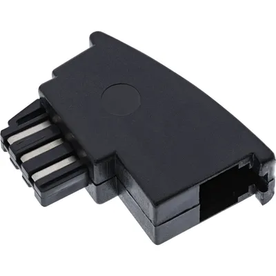 Zdjęcie produktu dla Adapter InLine® TAE-F, wtyczka TAE-F do gniazda RJ11, dla Siemens, Telekom itp.