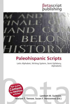 Produktbild von Paleohispanic Scripts