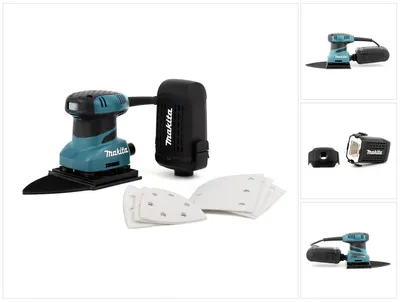 Zdjęcie produktu dla Makita BO4565, Szlifierka orbitalna, 14000 OPM, Prąd przemienny, 2 m, 1,1 kg, 200 W