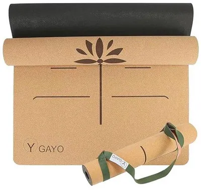 Produktbild von Famanu Yogamat aus Kork - Antirutsch und Unterstützung für Yoga und Pilates