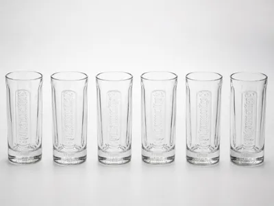 Produktbild von Jägermeister Longdrinkglas 0,1 L 6er Set - Original Longdrinkglas mit 4 cl Eichung