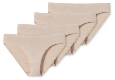 Produktbild von Schiesser Damen Tai-Slip 4-Pack Modal Essentials - sand - Größe 42