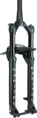 Image de Fourche à suspension Manitou Machete 27,5" 100 mm noire - performances précises sur les sentiers