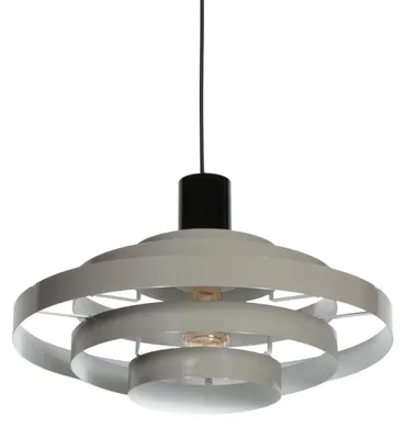 Produktbild von Steinhauer - Retro Retro-Hängelampe I Pendellampe I Pendelleuchte Grün Rund - Halo Cirque I Wohnzimmer I Schlafzimmer - Metall Rund - LED geeignet E27