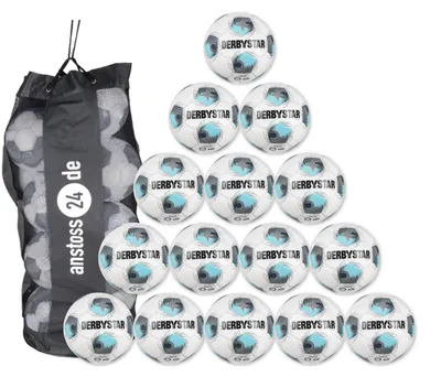 Produktbild von Ballset DERBYSTAR Trainingsball - Club TT inkl. Ballsack 15 Bälle