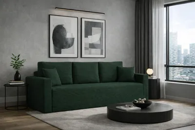 Produktbild von Kaiser Möbel Modernes Sofa ZOOM mit Schlaffunktion Grün