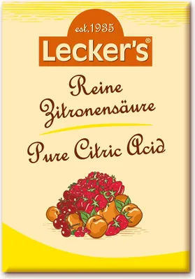 Zdjęcie produktu dla Lecker's Pure Citric Acid 2 x 10g