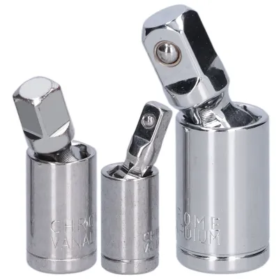 Zdjęcie produktu dla Zestaw gniazd przegubowych, uniwersalny zestaw przegubowy, zestaw obrotowy gniazd przegubowych, uniwersalny zestaw gniazdowy, adapter gniazda, adapter gniazda klucza zapadkowego