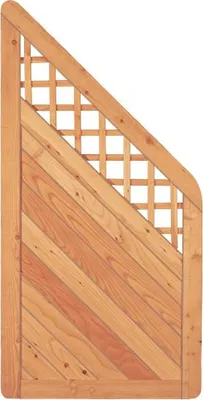 Produktbild von Zaun Abschlusselement Skagen Rankgitter 90 x 180 cm natur