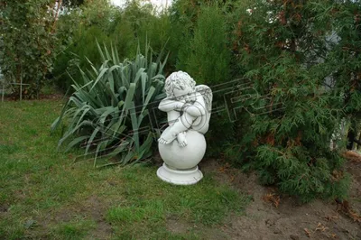 Immagine prodotto di Angelo palla statua figura statuette scultura sculture decorazione giardino