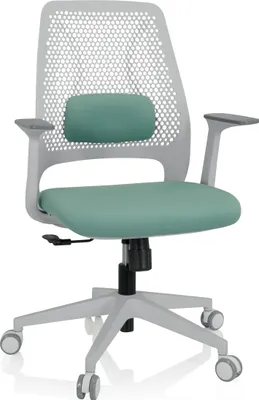 Obrázek produktu pro hjh OFFICE Home Office Kancelářská židle PARFERIO W Kancelářská židle s područkami Látková otočná židle