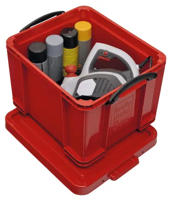 Produktbild von Really Useful Aufbewahrungsbox 35.0 l - 48.0 x 39.0 31.0 cm rot