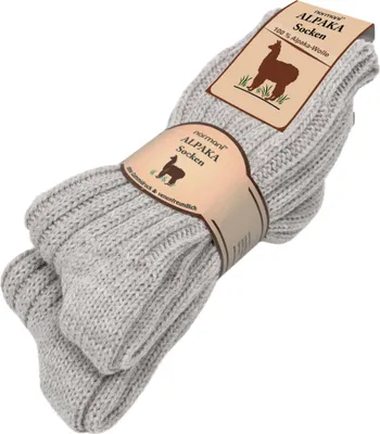 Produktbild von normani 2 Paar Alpaka-Socken mit Wolle