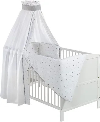 Produktbild von Schardt Baby-Komplettbett-Set Conny inkl. Bettwäsche,