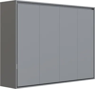 Produktbild von Schrankbett 140x200 Horizontal (M2 55 cm Tiefe)  Anthrazit