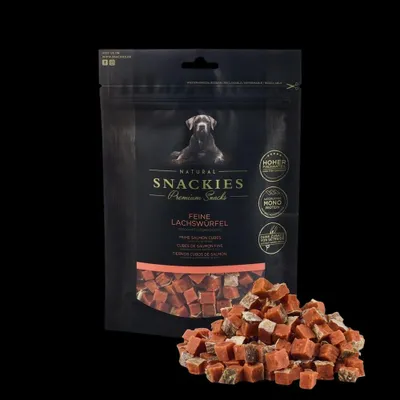 Produktbild von SNACKIES Feine Lachswürfel 170 g