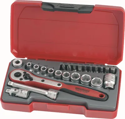 Image de Tengtools 167920107 Set De Clés À Douille 1/4" T1424 24 Pcs