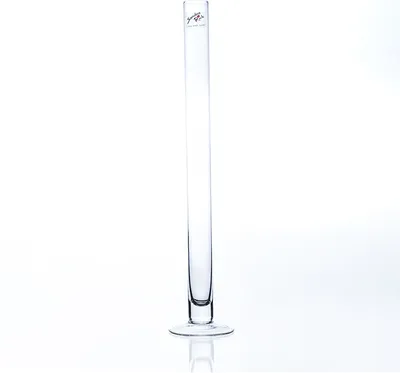 Produktbild von Reagenzglasvase Glasvase SOLIFLEUR mit Fuss H. 40cm D. 3cm rund klar Sandra Rich