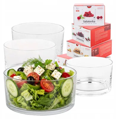 Produktbild von Edwanex Glasschalen Set 4 Stück Schüsseln 11-20 cm