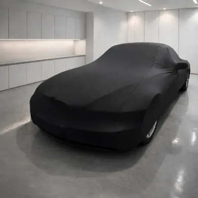 Image de Housse de voiture intérieure adaptée à BMW Z3 Cabrio Noir avec poches pour
