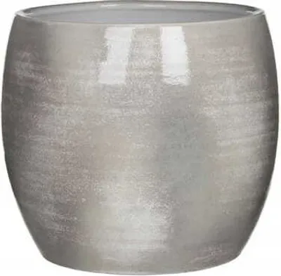 Produktbild von Mica Decorations Blumentopf - grau - Keramik - 14 x 12 cm