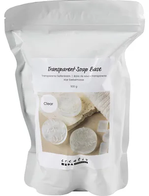 Produktbild von Creativ Company Seifenbasis transparent Granulat 500g DIY Seife herstellen