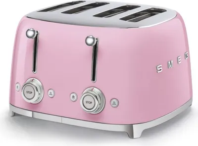 Produktbild von Smeg TSF03PKEU Toaster 6 4 Scheibe(n) 2000 W Rosa