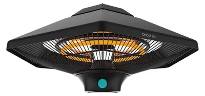 Produktbild von Cecotec ReadyWarm 2000 Power Ceiling, Elektrischer Halogen-Raumheizer, Halogen gas, IP34, Draußen, Zimmerdecke, Schwarz